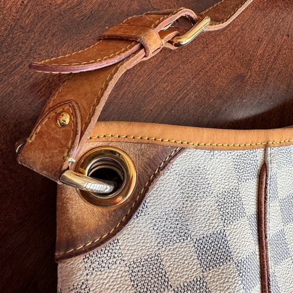 LOUIS VUITTON Damier Azur Galleria PM Shoulder Bag - Picture 14 of 16